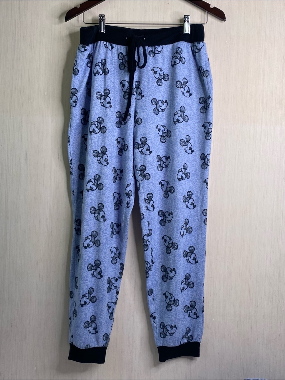 Disney Mickey Mouse Women’s 2 Piece Soft Cozy Lounge Pajama Set Blue Small - Picture 8 of 9